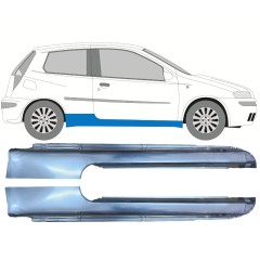 Soleira completa para Fiat Punto II 1999-2010 / Esquerda+Direita / Conjunto 10074