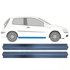 Painel de reparação da soleira para Fiat Punto II 1999-2010 / Esquerda = Direita (simétrico) / Conjunto 10396