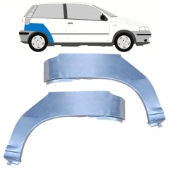 Painel de reparação do guarda-lamas traseiro para Fiat Punto I 1993-1999 / Esquerda+Direita / Conjunto 9684