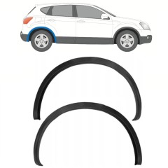 Moldura lateral do guarda-lamas traseiro para Nissan Qashqai 2007-2013 / Esquerda+Direita / Conjunto 12687