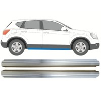 Painel de reparação da soleira para Nissan Qashqai 2007-2013 / Esquerda+Direita / Conjunto 14982 Painel de reparação da soleira para Nissan Qashqai 2007-2013 / Esquerda+Direita / Conjunto 14982