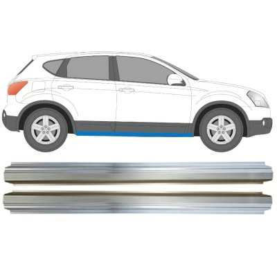 Painel de reparação da soleira para Nissan Qashqai 2007-2013 / Esquerda+Direita / Conjunto 14982