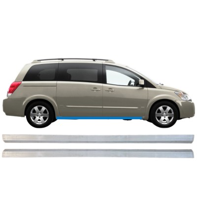 Painel de reparação da parte inferior da soleira para Nissan Quest 2003-2009 / Esquerda+Direita / Conjunto 15105