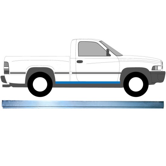 Painel de reparação interna da soleira para Dodge RAM 1993-2002 / Esquerda = Direita (simétrico) 16128