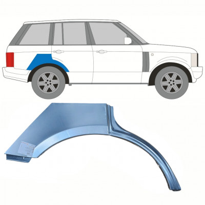 Painel de reparação do guarda-lamas traseiro para Land Rover Range Rover 2002-2012 / Direito 8490