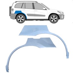 Painel de reparação do guarda-lamas traseiro para Toyota Rav4 2000-2005 / Esquerda+Direita / Conjunto 9432