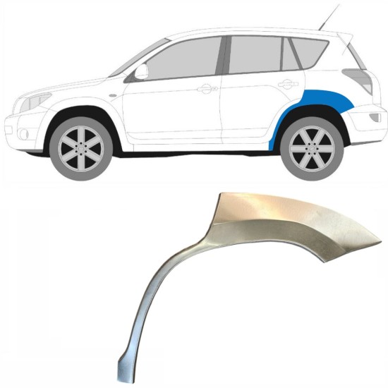 Painel de reparação do guarda-lamas traseiro para Toyota Rav4 2006-2013 / Esquerdo 14754 Painel de reparação do guarda-lamas traseiro para Toyota Rav4 2006-2013 / Esquerdo 14754