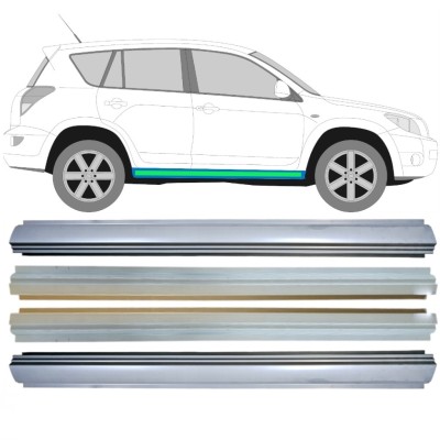 Painel de reparação interna e externa da soleira para Toyota Rav4 2006-2013 / Esquerda+Direita / Conjunto 14910