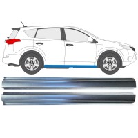 Painel de reparação da soleira para Toyota Rav4 2013-2018 / Esquerda+Direita / Conjunto 16493