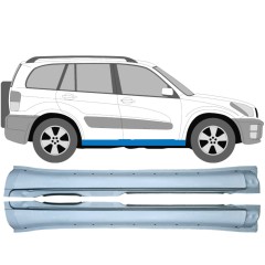Soleira completa para Toyota Rav4 2000-2005 / Esquerda+Direita / Conjunto 9397