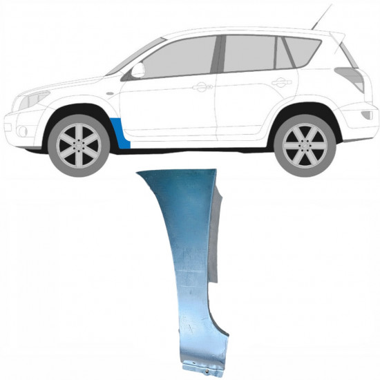 Painel de reparação do guarda-lamas dianteiro para Toyota Rav4 2006-2013 / Esquerdo 12895