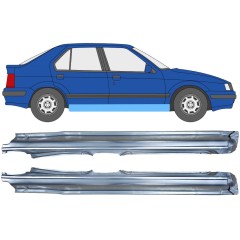 Soleira completa para Renault 19 1988-1995 / Esquerda+Direita / Conjunto 11878