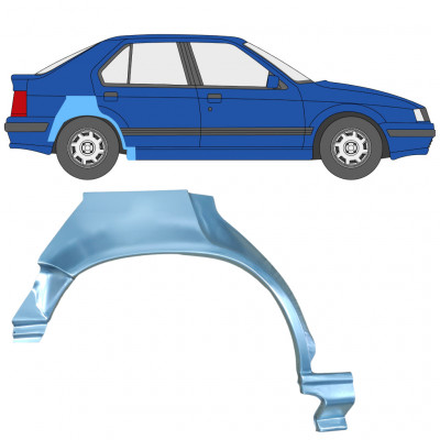 Painel de reparação do guarda-lamas traseiro para Renault 19 1988-1995 / Direito 8107