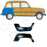 Painel de reparação do guarda-lamas traseiro para Renault 4 1962-1993 / Esquerda+Direita / Conjunto 9708