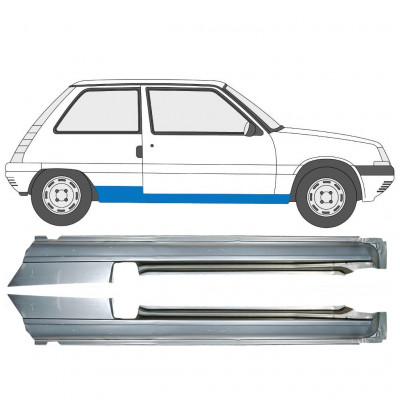 Painel de reparação da soleira para Renault 5 1984-1996 / Esquerda+Direita / Conjunto 9706