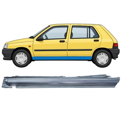 Soleira completa para Renault Clio I 1990-1998 / Esquerdo 11013