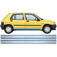 Painel de reparação da parte inferior da soleira para Renault Clio I 1990-1998 / Esquerda+Direita / Conjunto 9850