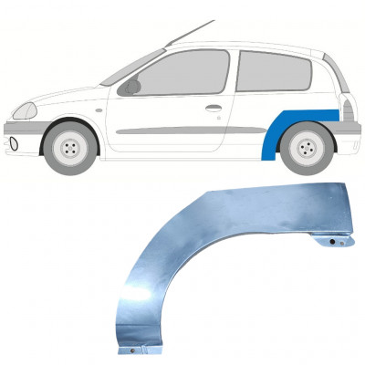 Painel de reparação do guarda-lamas traseiro para Renault Clio 1998-2012 / Esquerdo 7264