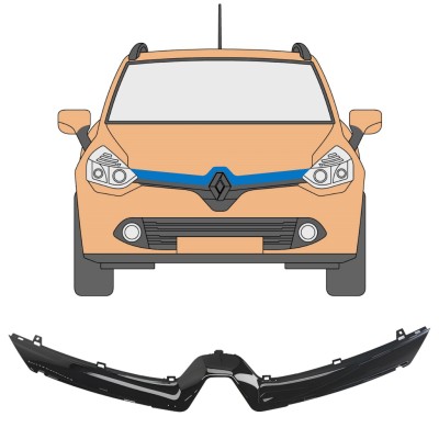 Moldura da grelha para Renault Clio IV 2012-2016 16231