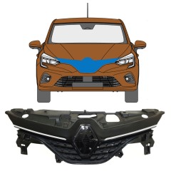 Grelha para Renault Clio V 2019- / Conjunto 7540