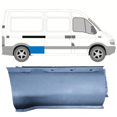 Painel de reparação lateral para Opel Movano / R Master 1998-2010 / Direito 7373
