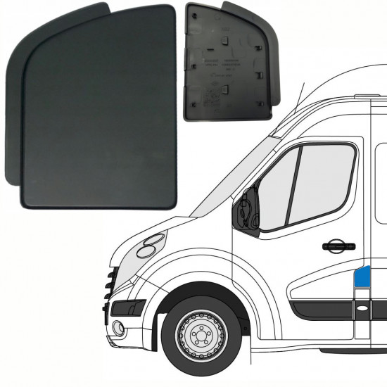 Tampa do depósito de combustível para Renault Master 2010- / Direito 8350