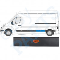 Moldura lateral com Luz para Renault Master 2010- / LWB / Esquerdo /  10549