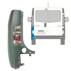 Canto do para-choque traseiro com Luz para Opel Vivaro 2001-2014 / Esquerdo 15310