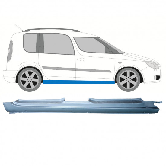 Soleira completa para Skoda Roomster Praktik 2006-2015 / Direito 12889