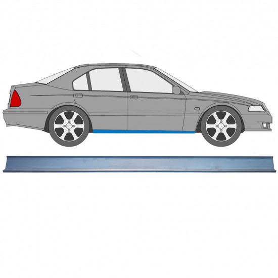 Painel de reparação da soleira para Rover 400 1995-2000 / Esquerda = Direita (simétrico) /  8111