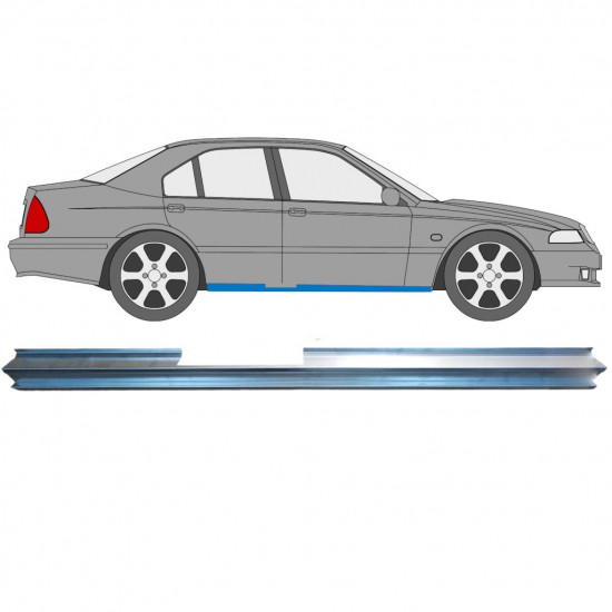 Painel de reparação da parte superior da soleira para Rover 400 1995-2000 / Direito 8112