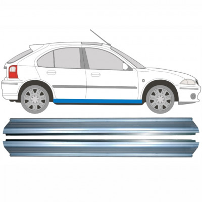 Painel de reparação da soleira para Rover 25 Mg Zr 1995-2005 / Esquerda+Direita / Conjunto 9188