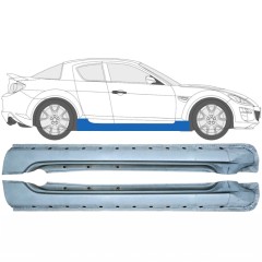 Soleira completa para Mazda RX-8 2003-2012 / Esquerda+Direita / Conjunto 9284