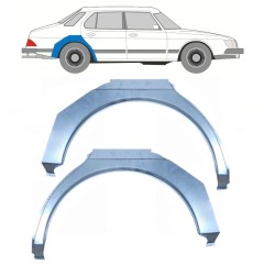 Painel de reparação do guarda-lamas traseiro para Saab 900 1978-1998 / Esquerda+Direita / Conjunto 11045