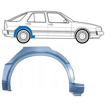 Painel de reparação do guarda-lamas traseiro para Saab 9000 1985-1998 / Direito 8120