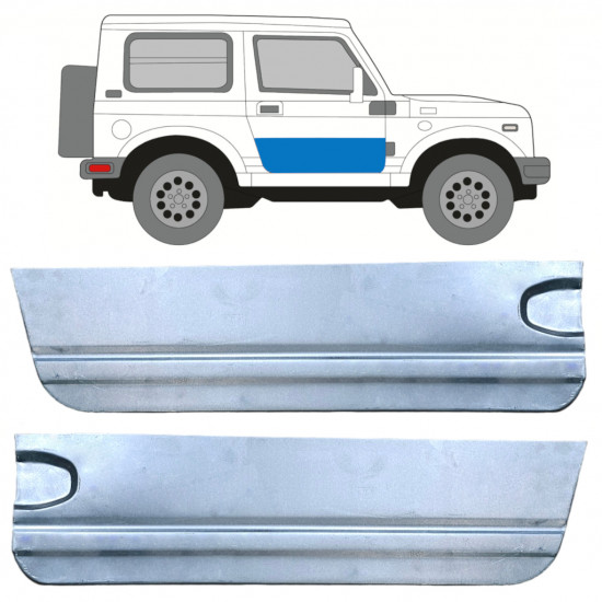 Painel de reparação das portas para Suzuki Samurai 1981-2004 / Esquerda+Direita / Conjunto 10542