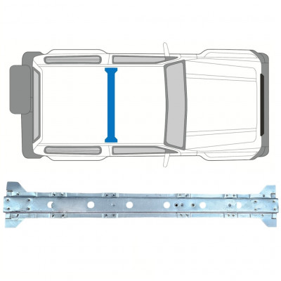 Painel de reparação reforçada do assoalho para Suzuki Samurai 1981-2004 11825