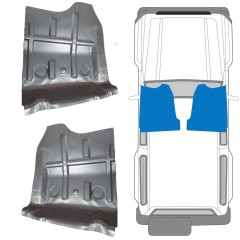 Painel de reparação do assoalho para Suzuki Samurai 1981- / Esquerda+Direita / Conjunto 11304