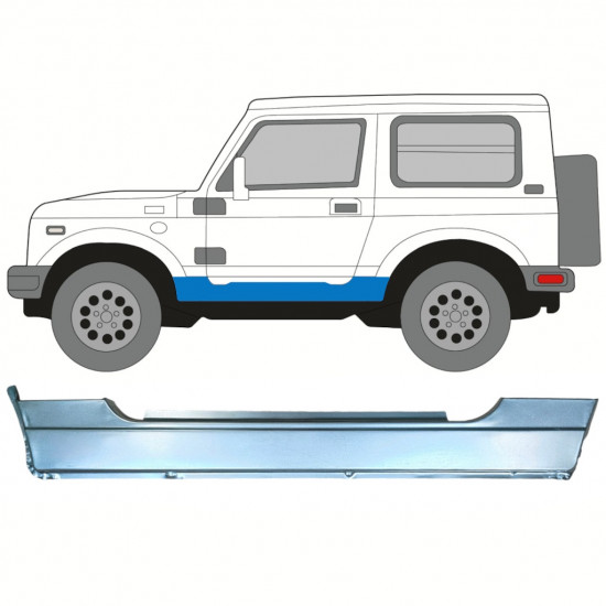 Soleira completa para Suzuki Samurai 1981-1998 / Esquerdo 8249