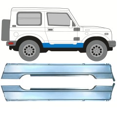 Soleira completa para Suzuki Samurai 1981- / Esquerda+Direita / Conjunto 10030