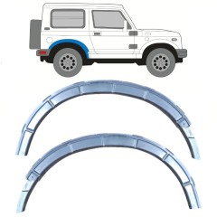 Painel de reparação do suporte do guarda-lamas traseiro para Suzuki Samurai 1981- / Esquerda+Direita / Conjunto 11833