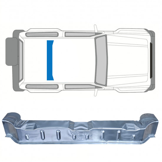 Painel de reparação do assoalho central para Suzuki Samurai 1981-2004 11879