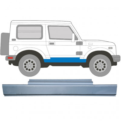 Painel de reparação da soleira para Suzuki Samurai 1981-1998 / Esquerda = Direita (simétrico) 5050