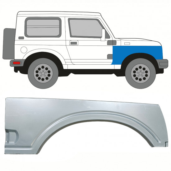 Painel de reparação do guarda-lamas dianteiro para Suzuki Samurai 1981-2004 / Direito 8237