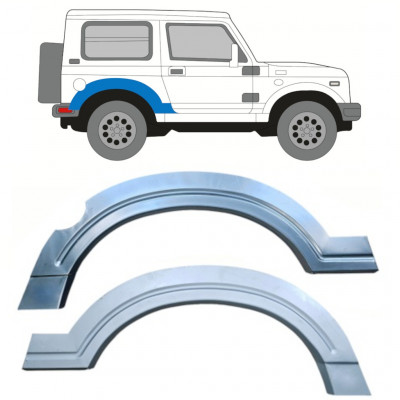 Painel de reparação do guarda-lamas traseiro para Suzuki Samurai 1981-2004 / Esquerda+Direita / Conjunto 10819