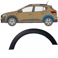 Moldura lateral do guarda-lamas traseiro para Dacia Sandero Stepway 2021- / Esquerdo 11821