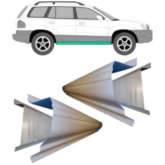 Painel de reparação interna e externa da soleira para Hyundai Santa Fe 2001-2006 / Esquerda+Direita / Conjunto 11589