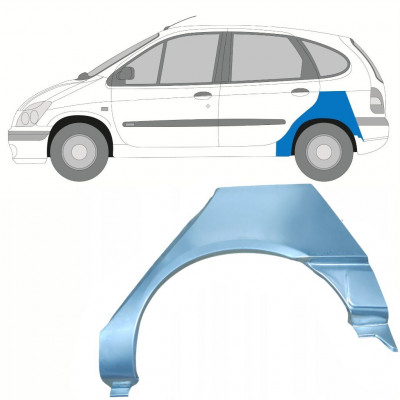 Painel de reparação do guarda-lamas traseiro para Renault Scenic 1995-2003 / Esquerdo 8404