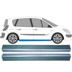 Painel de reparação da soleira para Renault Scenic II 2003-2009 / Esquerda+Direita / Conjunto 9259