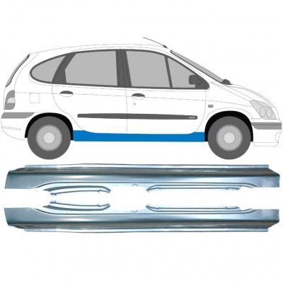 Painel de reparação da soleira para Renault Megane / Scenic 1995-2003 / Esquerda+Direita / Conjunto 9258